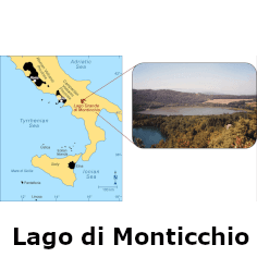 Tephrochronologisches Referenzprofil Lago Grande di Monticchio  Logo